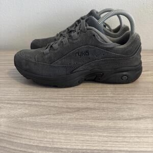 RYKA Catalyst 3 Ladies Gray Suede Running Walking Casual Sneakers Womens Size 8M